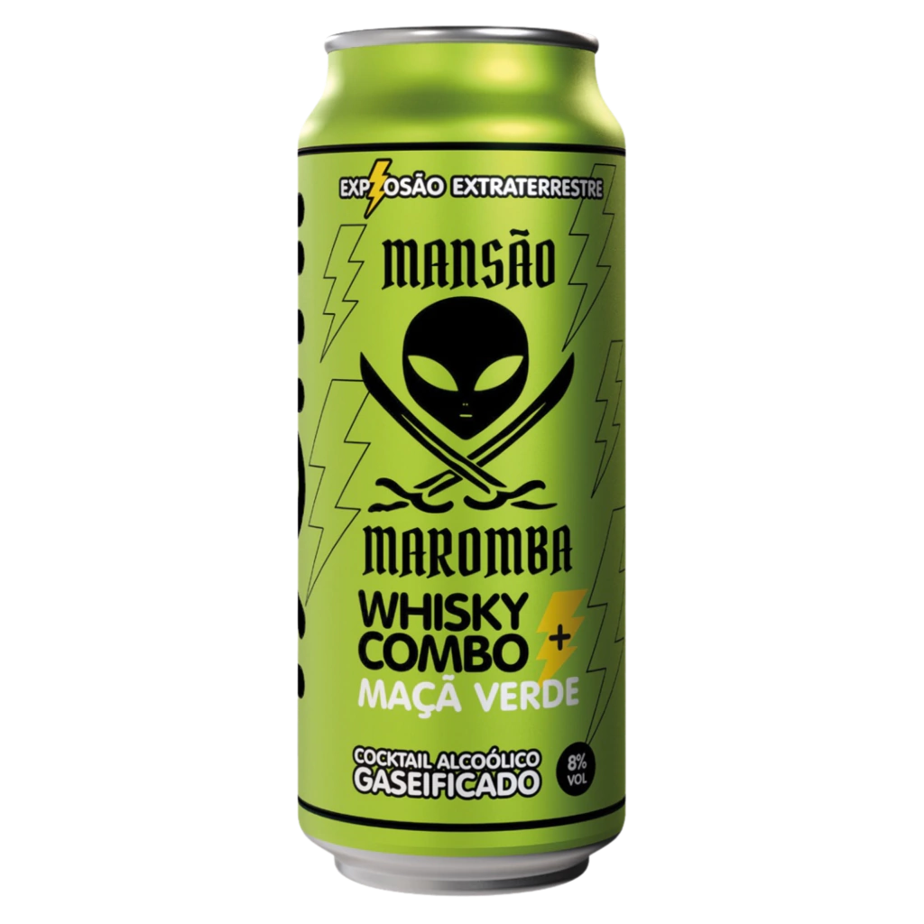 Whisky + Combo Maçã Verde 473ml (6 unidades)